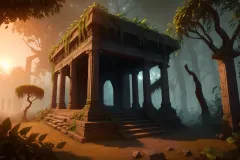 Jungle Sanctuary: The Mysterious Temple Ruins