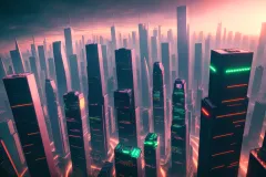 A skyline of the future