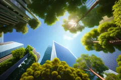 Metropolis Majesty: The Towering Tree of Urban Nature