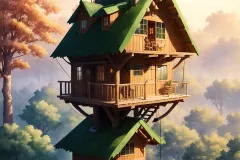 Up in the Trees: A Serene and Cozy Treehouse Village
