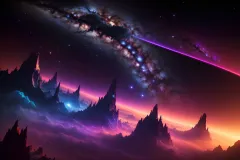 Cosmic Dreams: A Majestic Space Scene