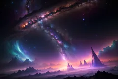 The Cosmic Symphony: A Harmonious Space Landscape