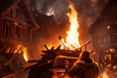 Raging Fury: A Viking's Nighttime Raid