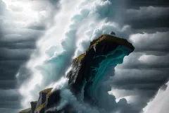 The Wrath of the Sea: A Spectacular Display of the Power of Water